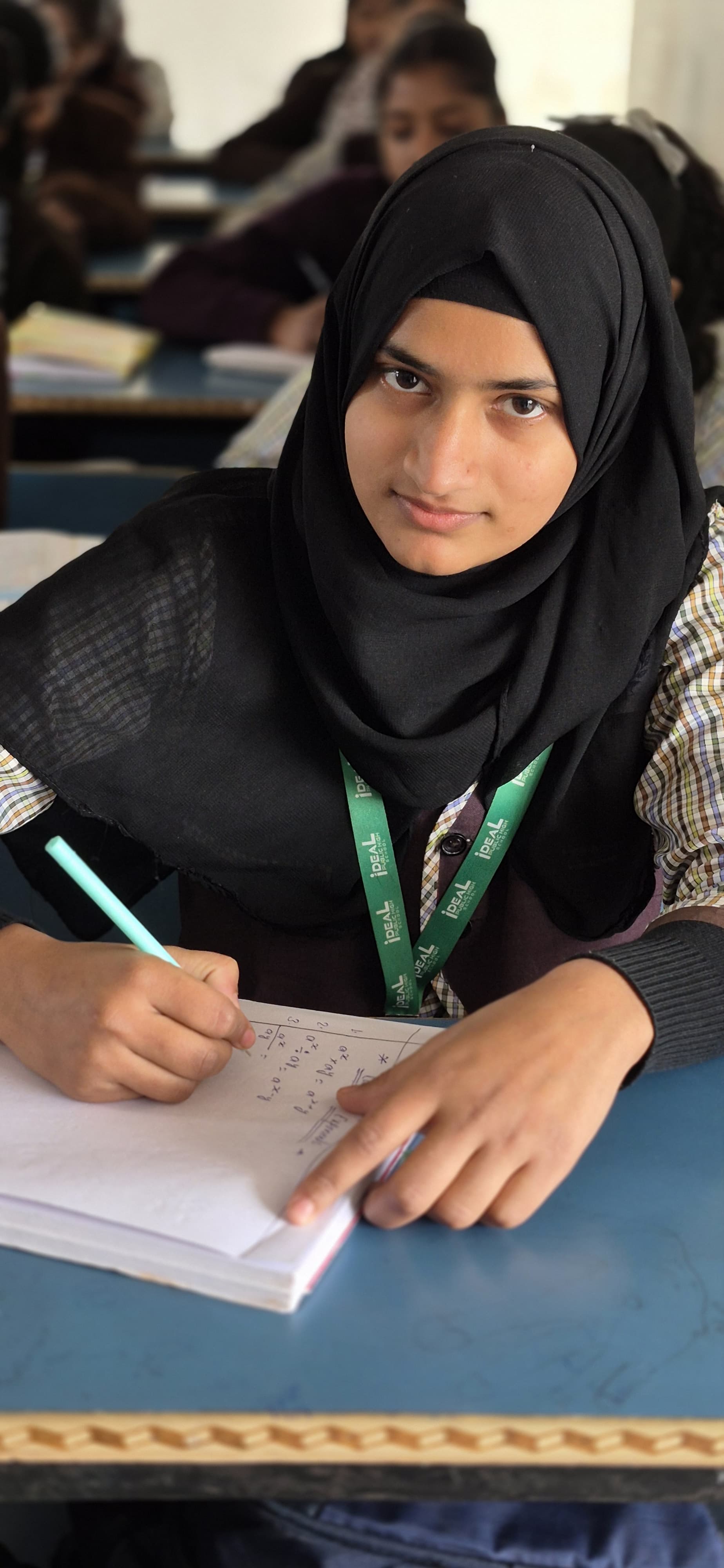 Middle School (Class 6 - 8) students at Ideal Public School